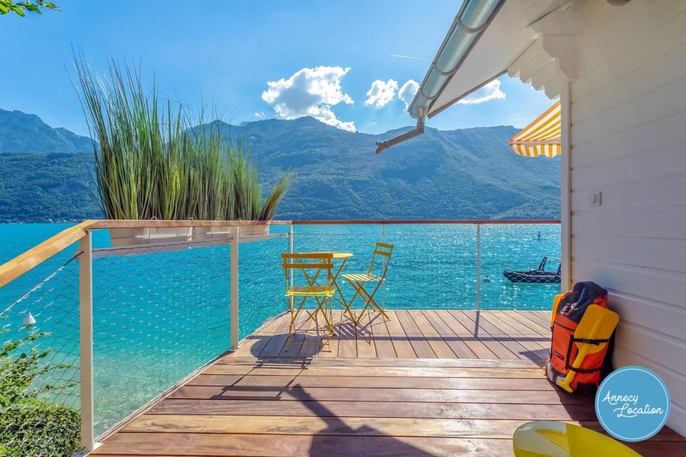 Chalet Coquillage Waterfront Escape On Lake Дусар Екстериор снимка