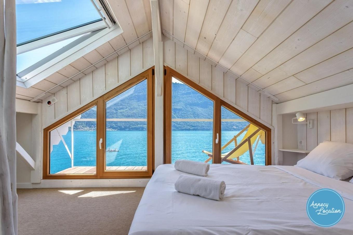 Chalet Coquillage Waterfront Escape On Lake Дусар Екстериор снимка