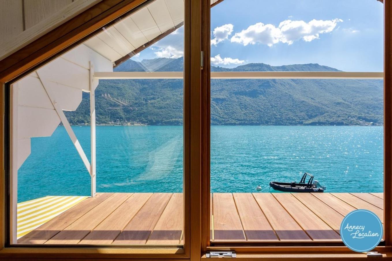 Chalet Coquillage Waterfront Escape On Lake Дусар Екстериор снимка