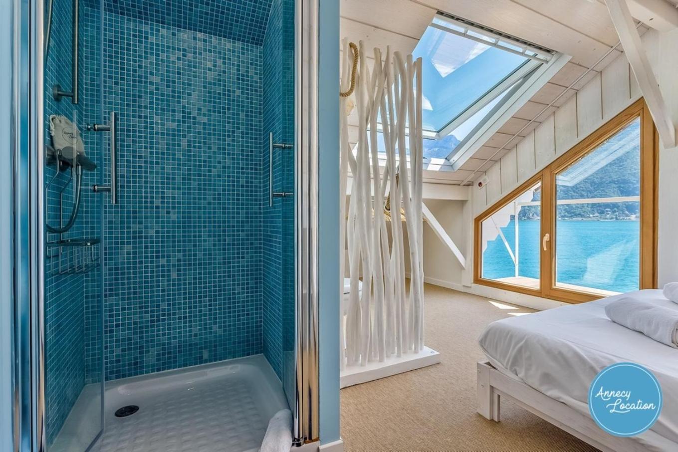 Chalet Coquillage Waterfront Escape On Lake Дусар Екстериор снимка