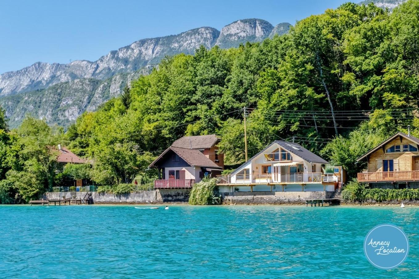 Chalet Coquillage Waterfront Escape On Lake Дусар Екстериор снимка